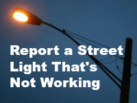 Report Broken Street Light