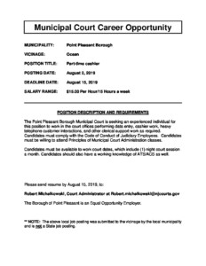 Part Time Post part-time posting template-converted - Borough of Point Pleasant