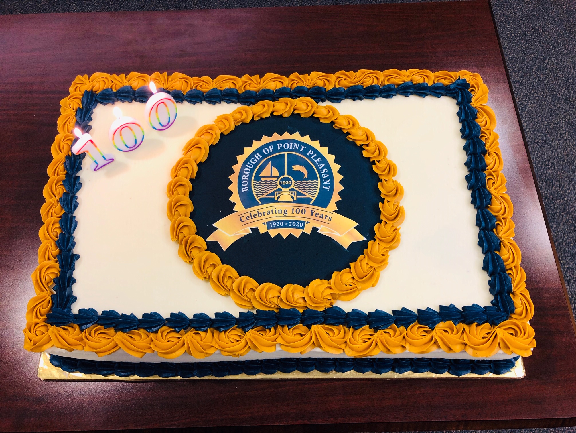 Point Boro Birthday Cake