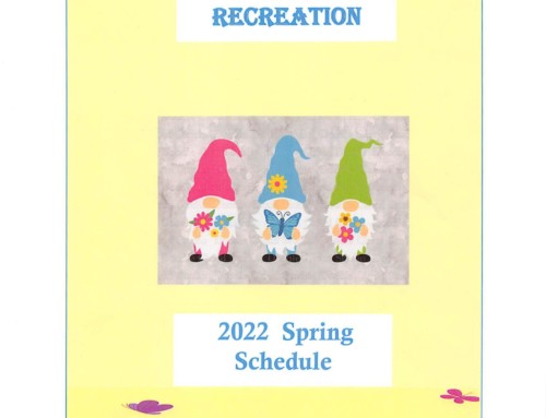 Spring 2022 Recreation Schedule Now Available